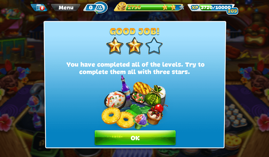 Cooking Fever - Aloha Bistro Two Stars
