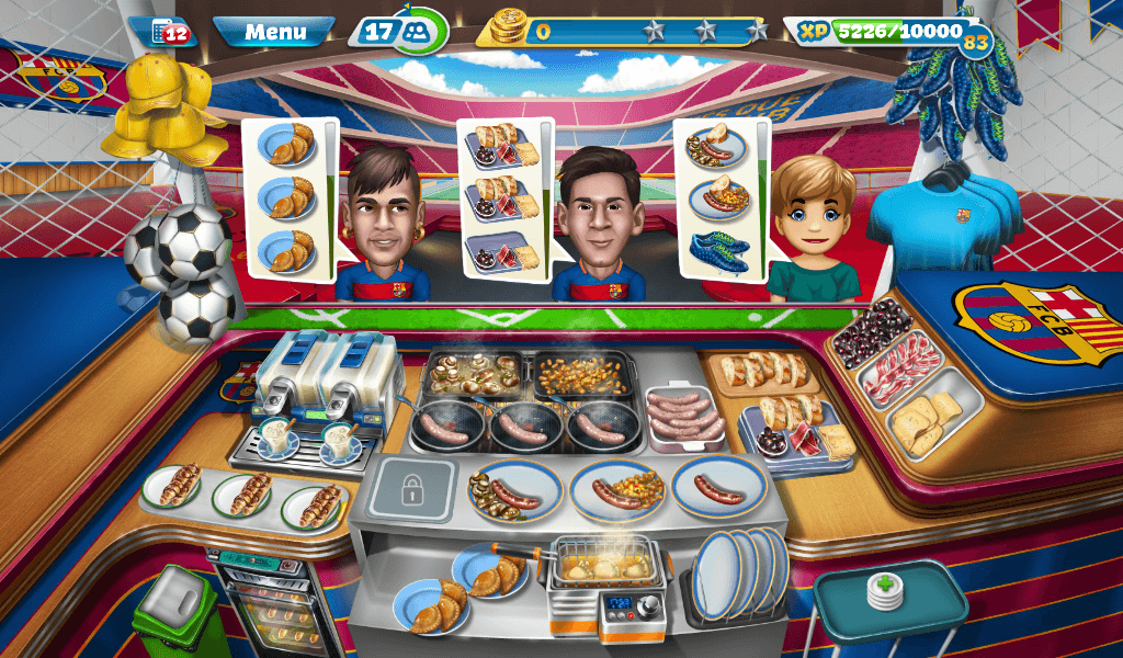 cooking fever sports bar