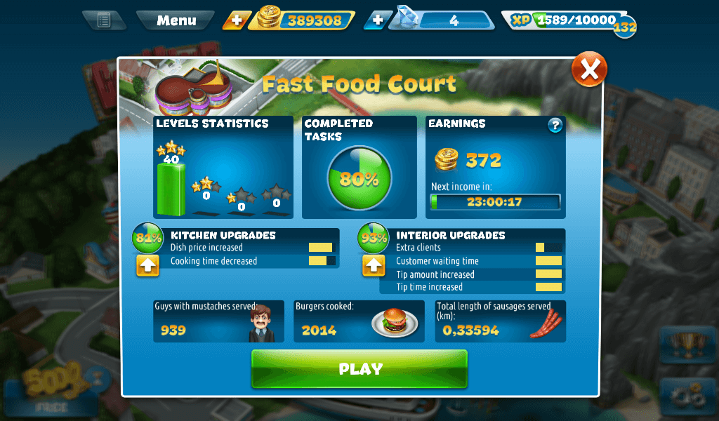 Cooking-Fever-Fast-Food-Court-Status-Screen