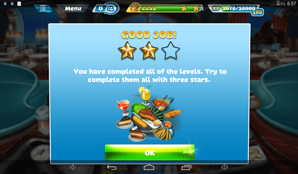 Cooking Fever House Of Crab Two Stars