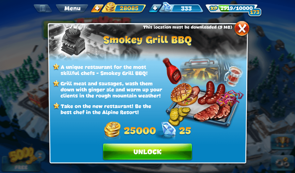 Cooking Fever Smokey Grill BBQ