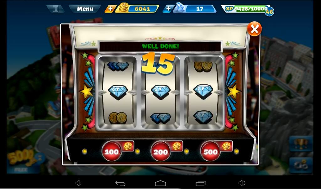 Cooking Fever Casino 15 Gems Win