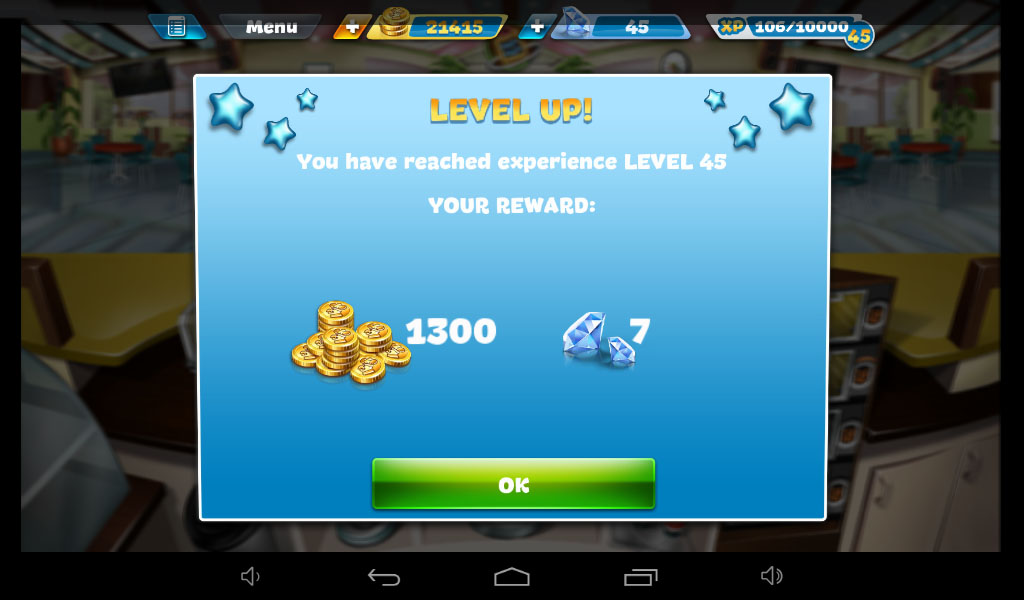 cooking fever app discount on gems how often